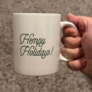 “Hempy Holidays” Mug- 420 Gift for Stoners